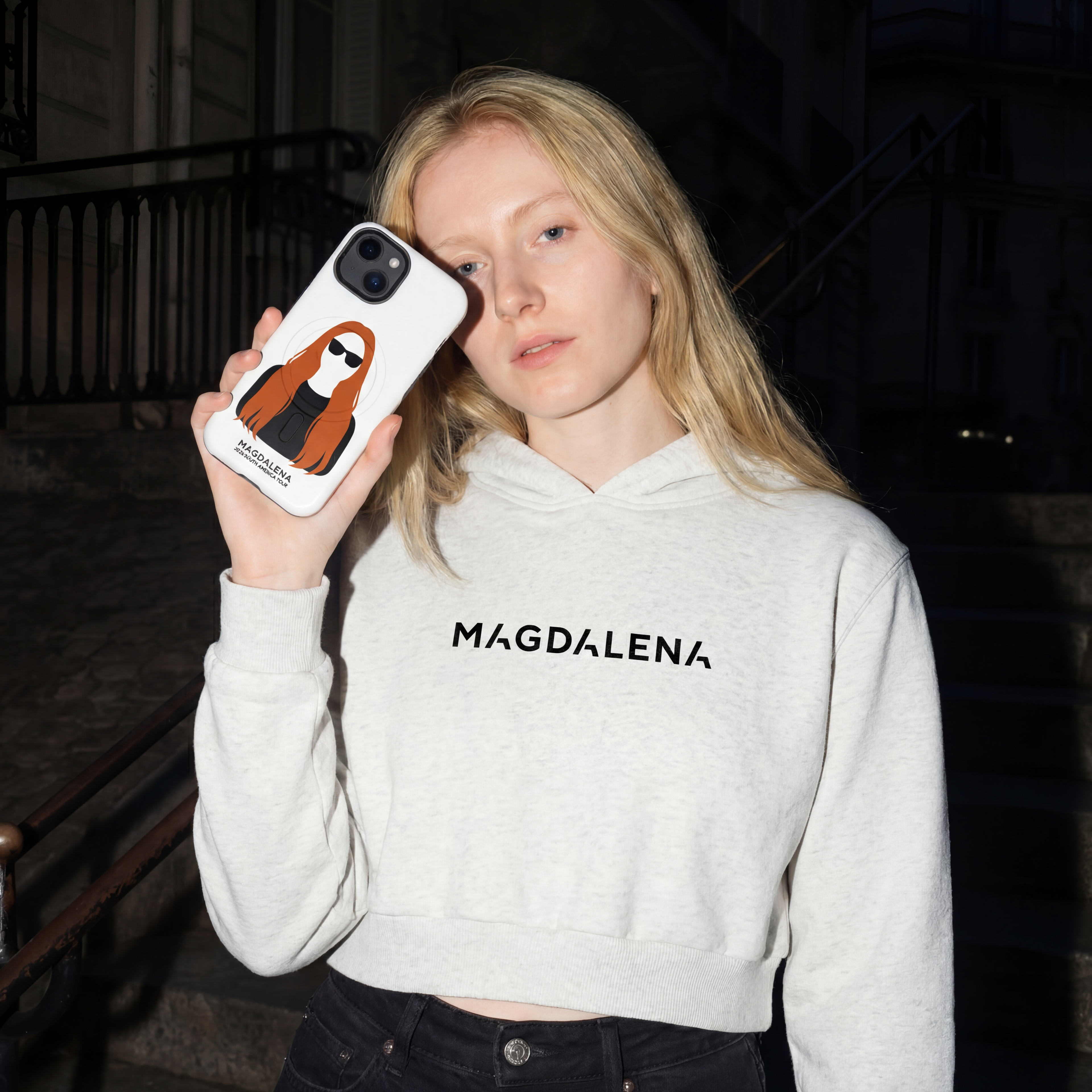 Magdalena Essential Cropped Hoodie