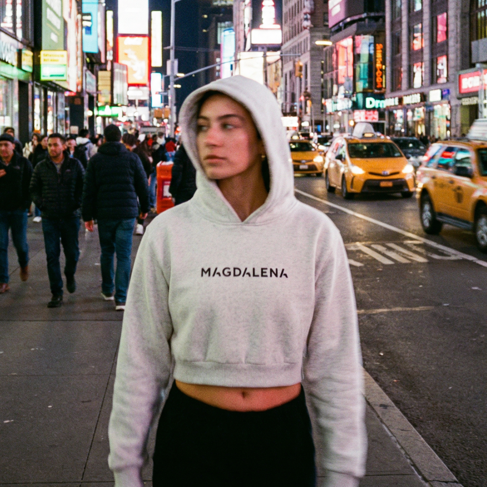 Magdalena Essential Cropped Hoodie